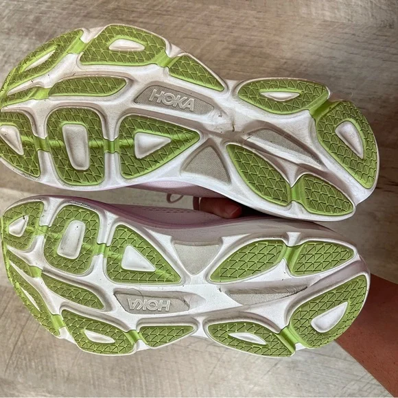 Hoka Women's Pink and Blue Athletic Shoes - Picture 3 of 8